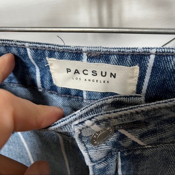 PacSun Window Pane Mom Jeans 25 - Picture 4 of 11